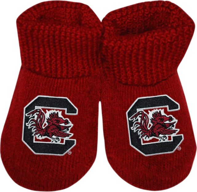 University of South Carolina Baby Booties
