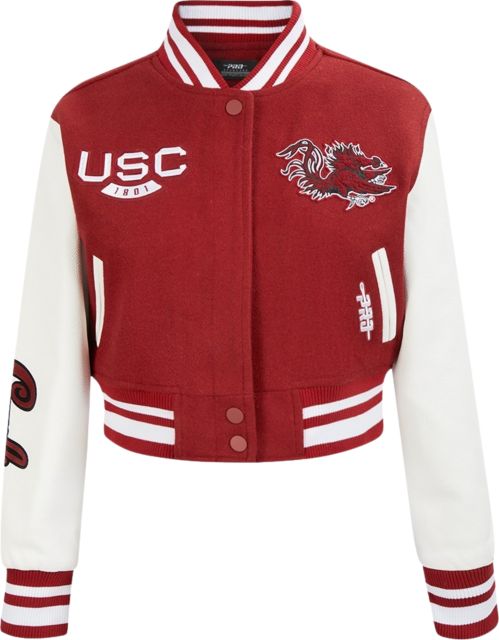 University of South Carolina Women's Cropped Varsity Jacket