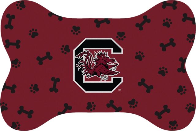 University of South Carolina Bone Shaped Pet Mat