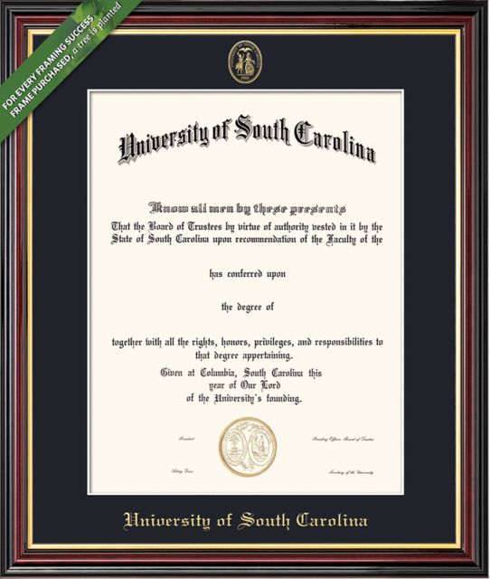 University of South Carolina 14'' x 11'' Academic Diploma Frame