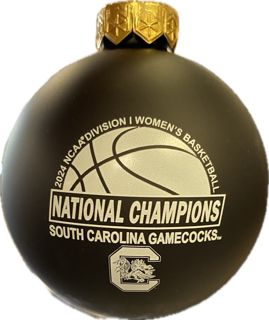 University of South Carolina Women's Basketball 2024 National Champions 3.25'' Ornament