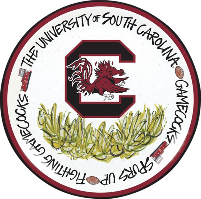 University of South Carolina 4 Plate Set