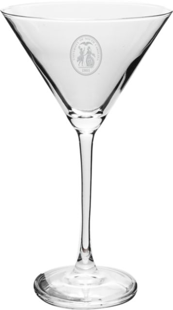 University of South Carolina 10 oz. Martini Glass