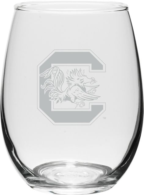 University of South Carolina 15 oz. Wine Glass