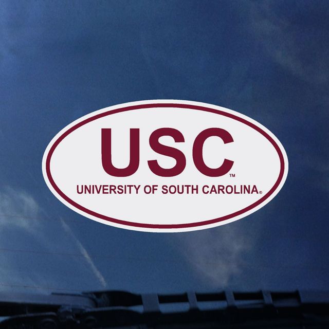 University of South Carolina Oval Decal