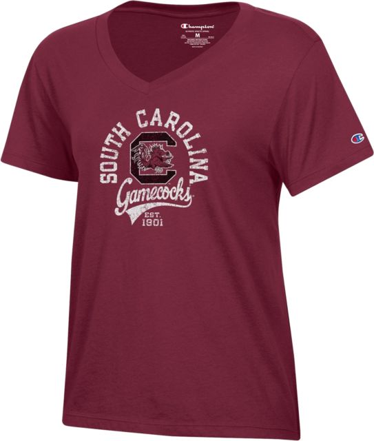 University of South Carolina Gamecocks Women's V-Neck Short Sleeve T-Shirt