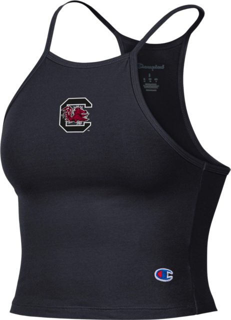 University of South Carolina Women's Cropped Halter Top