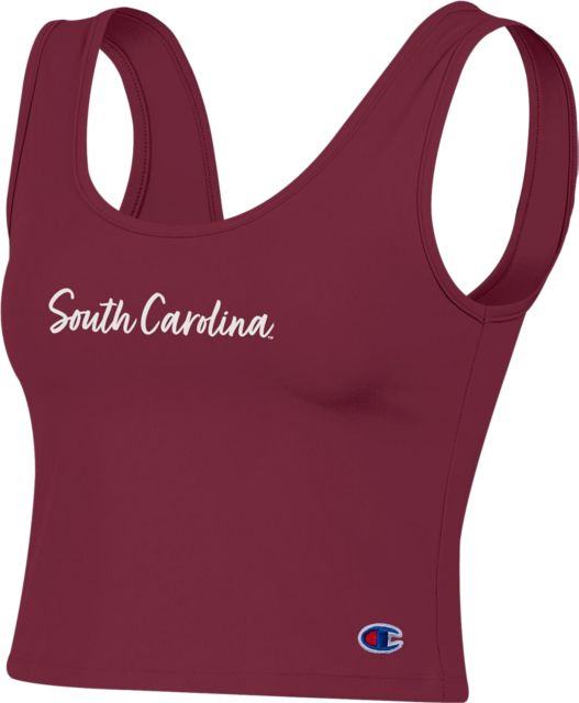 University of South Carolina Women's Scoop Neck Crop Tank Top