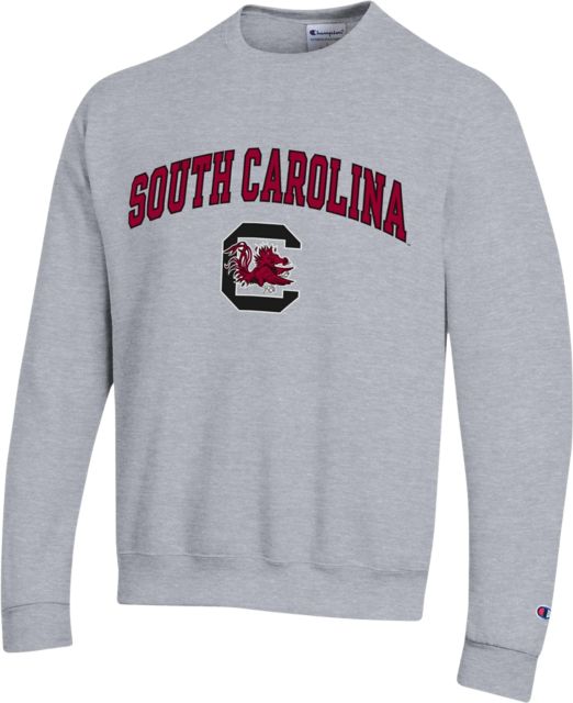 University of South Carolina Gamecocks Crewneck Sweatshirt | Champion Products | Heather Grey | XSmall