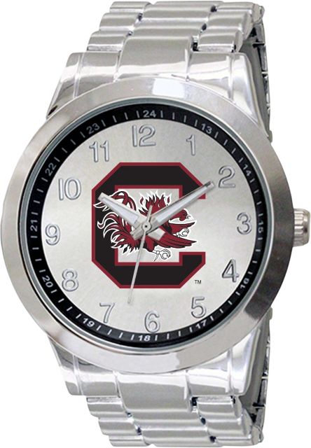 University of South Carolina 44mm Men's Stainless Steel Watch
