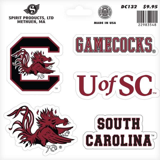 University of South Carolina Sticker Sheet