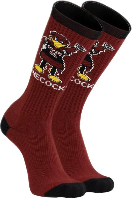 University of South Carolina Gamecocks Crew Socks