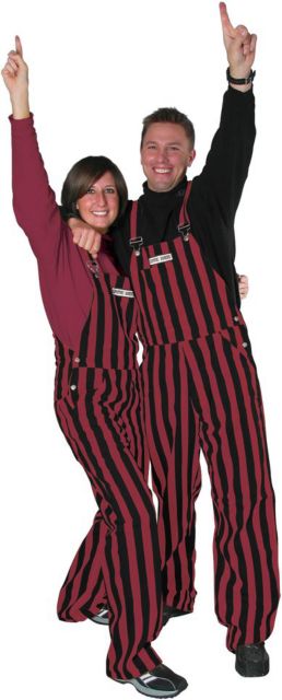University of South Carolina Stripe Game Bib Overalls