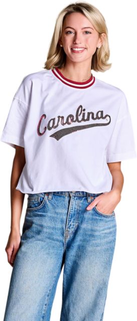 University of South Carolina Women's Sequin Short Sleeve T-Shirt