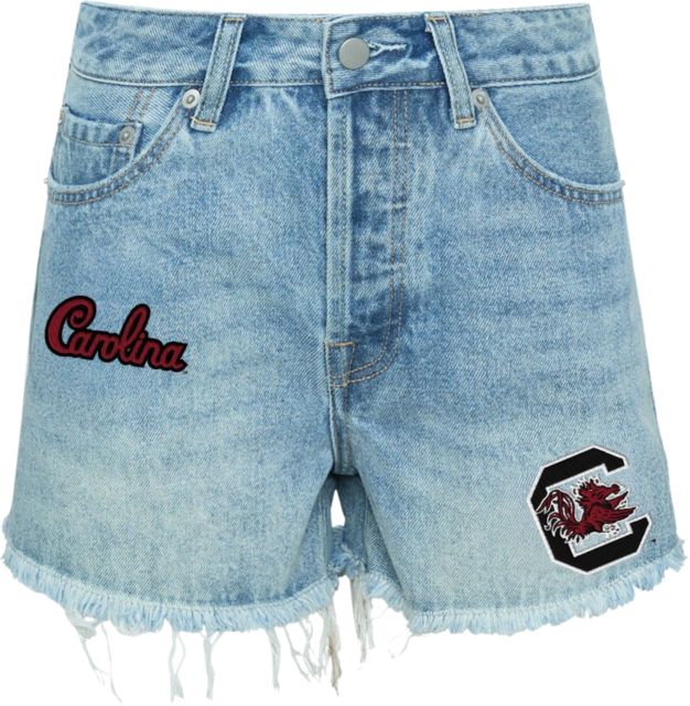 University of South Carolina Women's Denim Patch Shorts