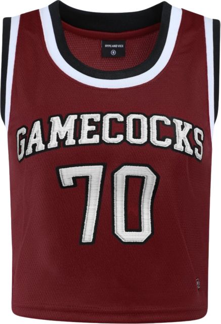 University of South Carolina Gamecocks Women's Cropped Basketball Jersey