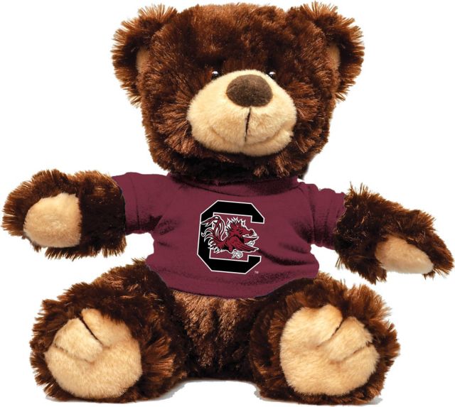 University of South Carolina 12'' Plush Noah Bear - Chocolate - ONLINE ONLY