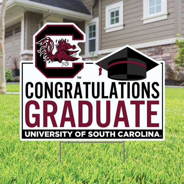 University of South Carolina Grad 22 x 19 Lawn Sign