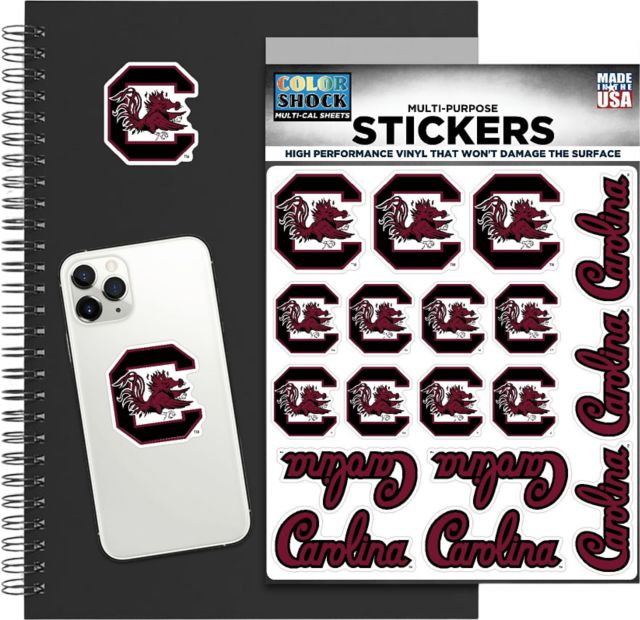University of South Carolina Sticker Sheet