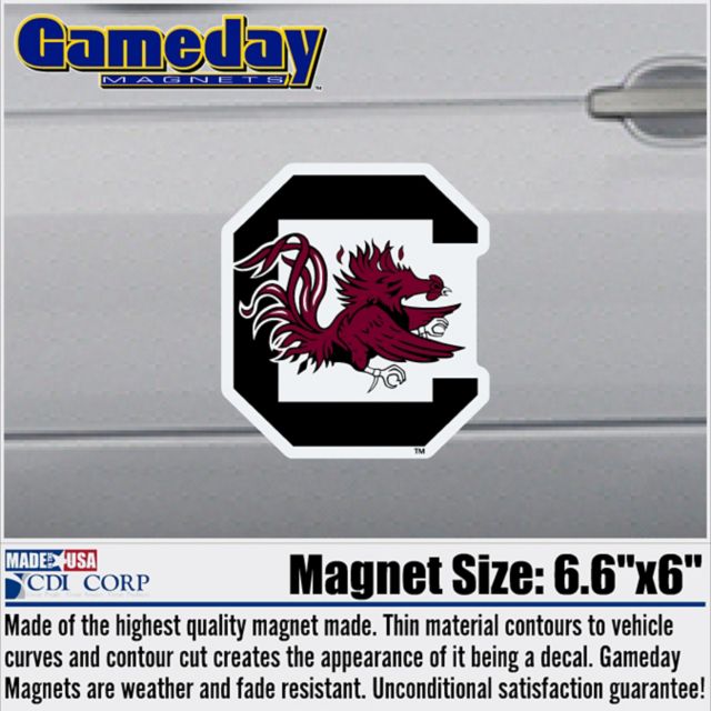 University of South Carolina Gamecocks 6'' Magnet