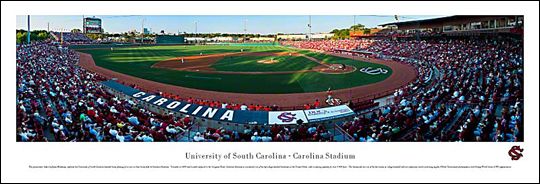 University of South Carolina 13.5'' x 40'' Print