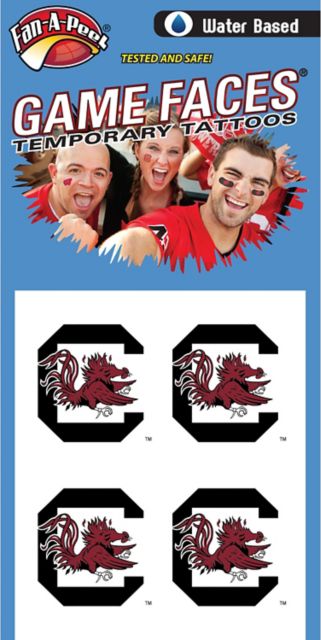 University of South Carolina Tattoo 4-Pack
