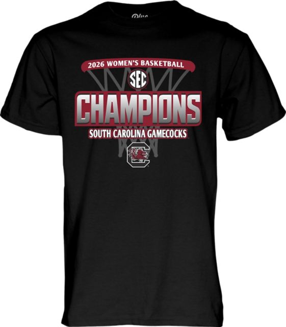 University of South Carolina Gamecocks Women's Basketball 2026 Regular Season Champions Short Sleeve T-Shirt