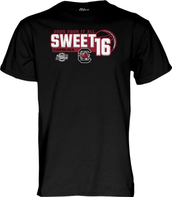 University of South Carolina Women's Basketball 2025 Sweet 16 Short Sleeve T-Shirt