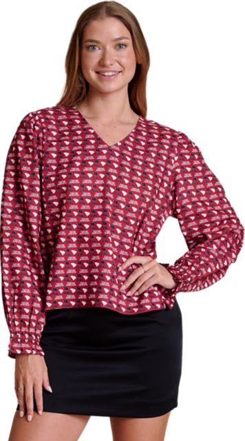 University of South Carolina Women's Twill Long Sleeve Blouse