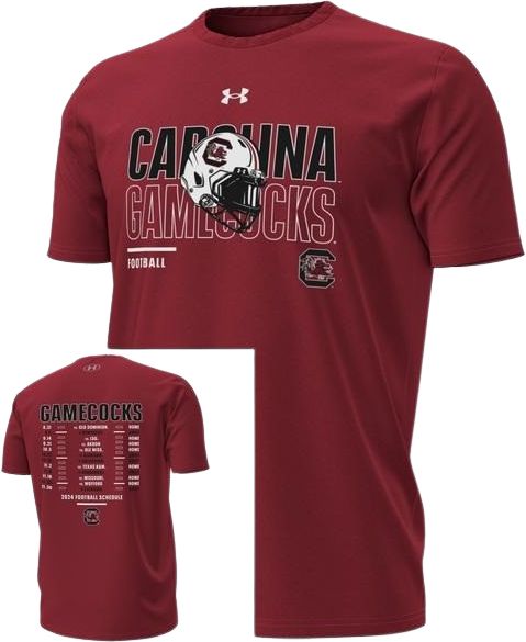 University of South Carolina Football Schedule Short Sleeve T-Shirt