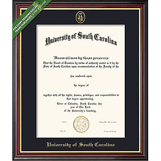 14 h Campus Images SC995LV University of South Carolina 11w x 14h Legacy Scholar Diploma Frame