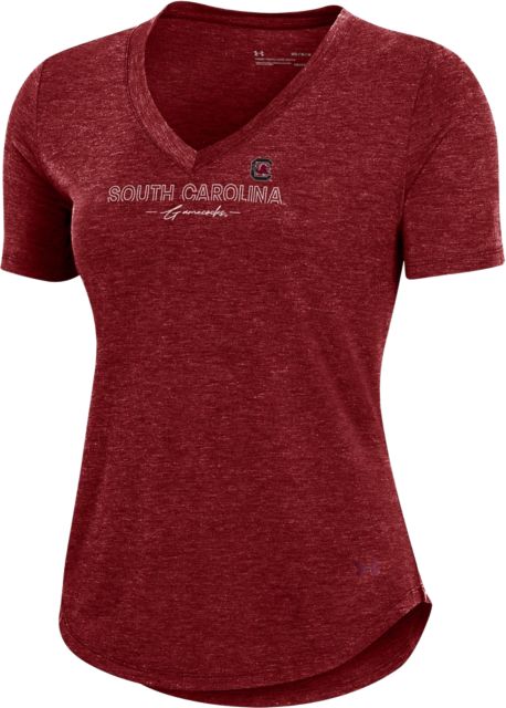 University of South Carolina Women's Breezy V-Neck Short Sleeve T-Shirt