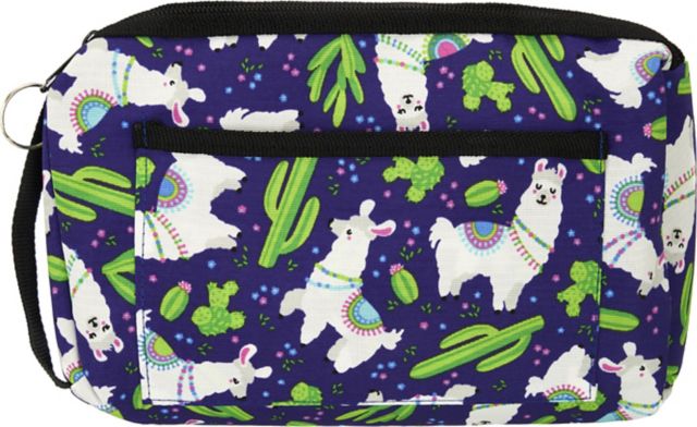 COMPACT CARRY CASE-LLAMAS PURPLE