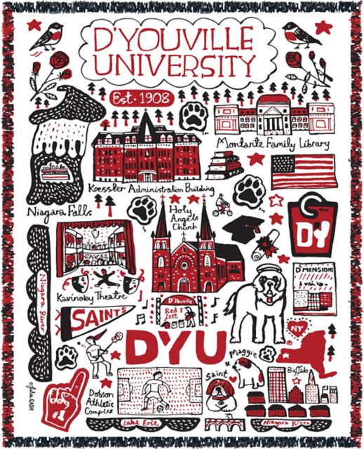 D’Youville University Tapestry Blanket