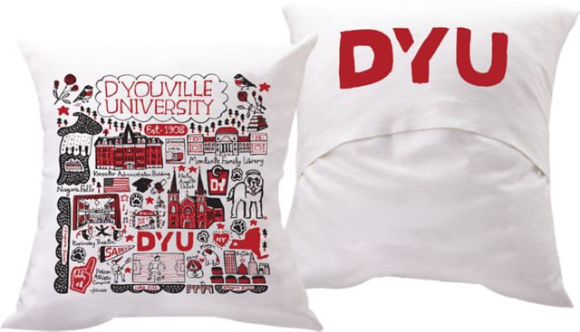 D’Youville University 18x18 Pillow