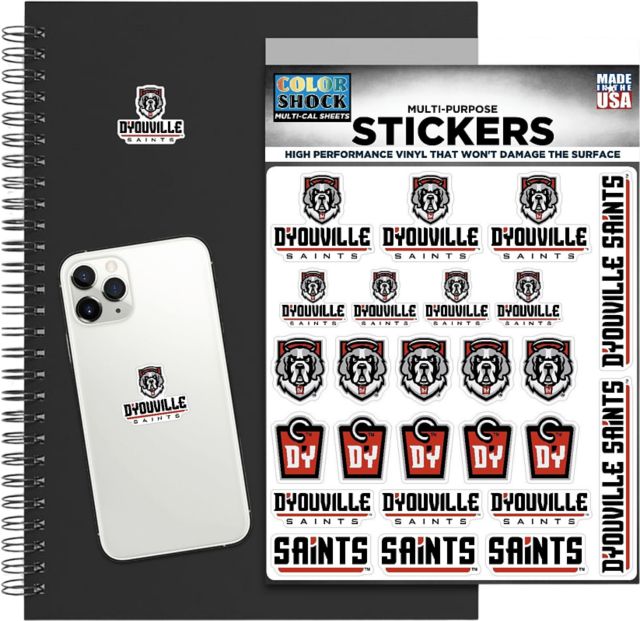 D’Youville University Saints Sticker Sheet