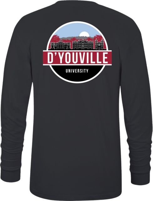 D'Youville Saints Baseball Name Drop Pullover Sweatshirt - Red