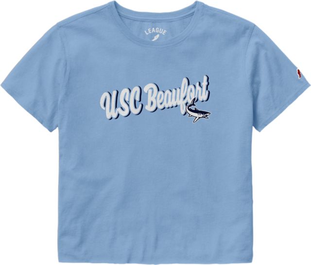 University of South Carolina Beaufort Sand Sharks Women's Crop Short Sleeve T-Shirt