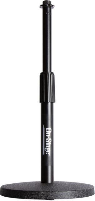 On Stage Desktop Microphone Stand (Black) - ONLINE ONLY