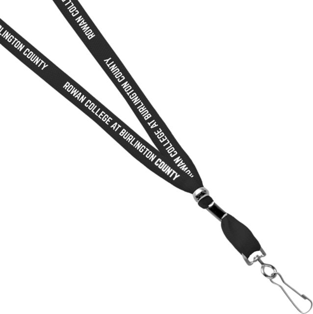 Rowan College at Burlington County Card Clamp Lanyard