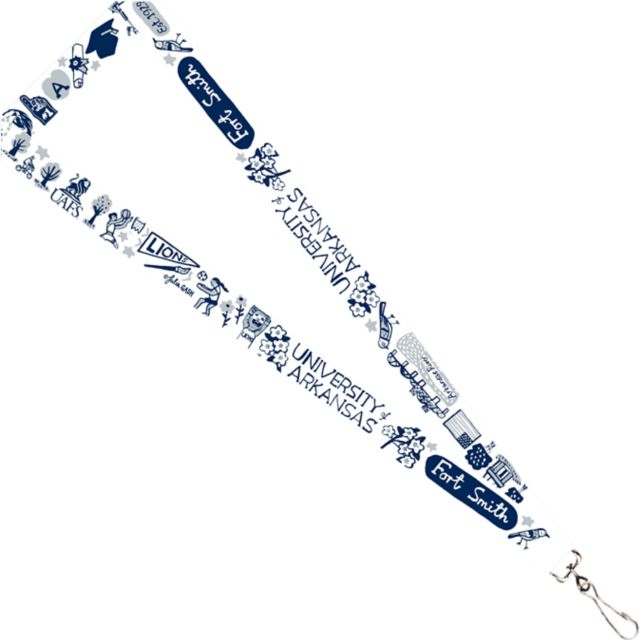 University of Arkansas Fort Smith Julia Gash 3-4'' Satin Lanyard