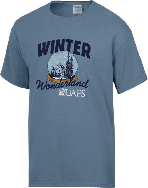 University of Arkansas Fort Smith Lions Winter Wonderland Short Sleeve T-Shirt
