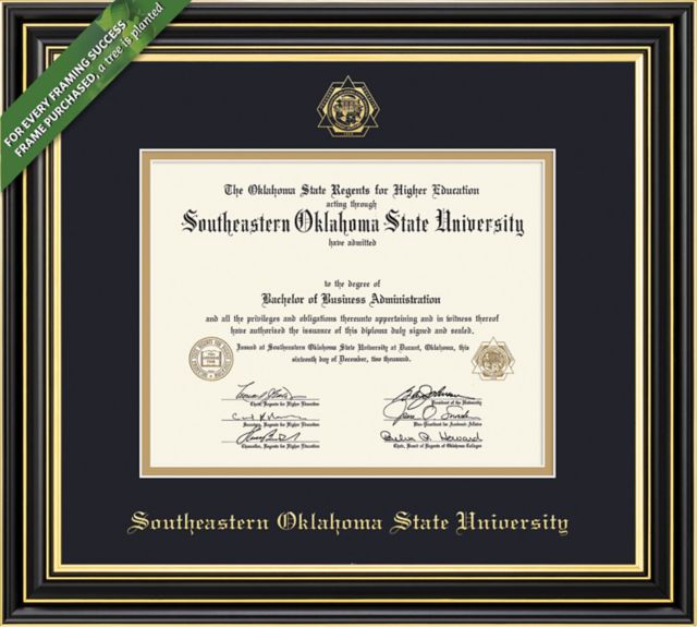Southeastern Oklahoma State University 8.5'' x 11'' Prestige Diploma Frame