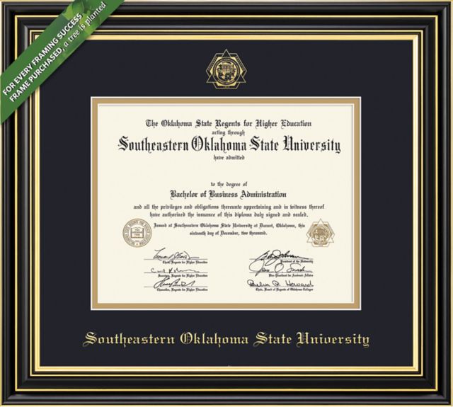 Southeastern Oklahoma State University 8.5'' x 11'' Prestige Diploma Frame