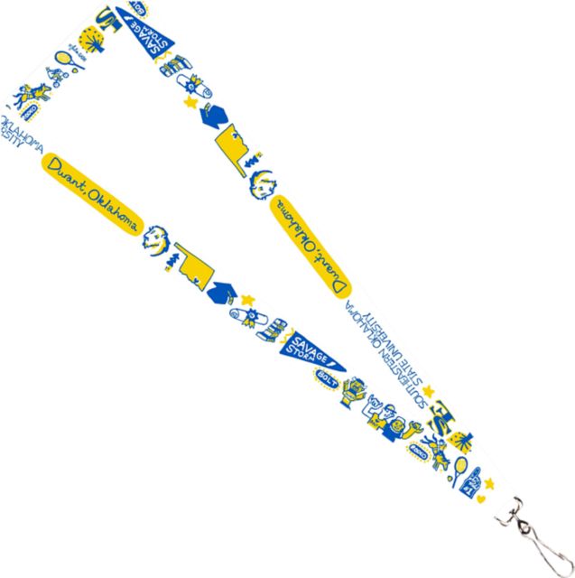 Southeastern Oklahoma State University Julia Gash 3-4'' Satin Lanyard