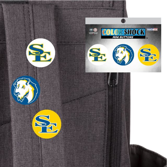 Southeastern Oklahoma State University Savage Storm Mini Button 3 Pack