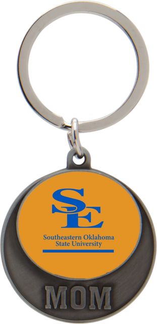 Southeastern Oklahoma State University Mom Keychain