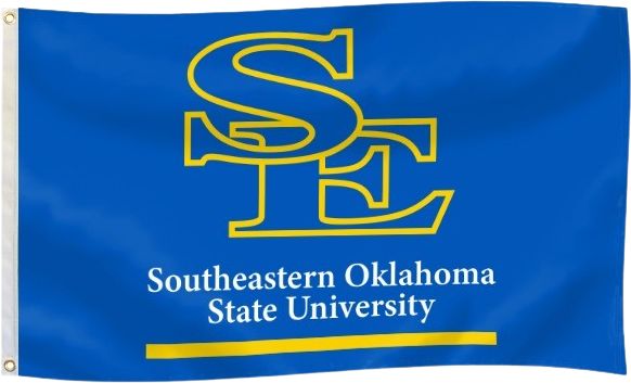 Southeastern Oklahoma State University 3' x 5' Durawave Flag