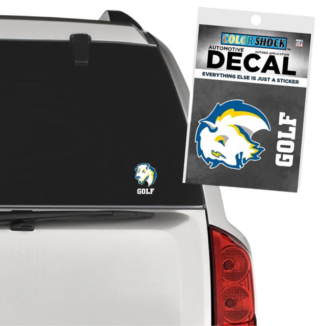 Southeastern Oklahoma State University Savage Storm Golf Decal