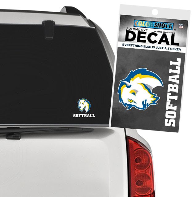 Southeastern Oklahoma State University Savage Storm Softball Decal
